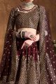 Maroon Raw Silk Lehenga Choli (NWG-1083)