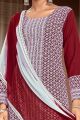 Maroon Rayon Salwar Suit (NWS-6759)