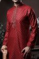 Maroon Silk Casual Kurta Pajama (NMK-6080)