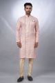 Multicoloured Cotton Printed Mens Indo Western (NMK-6933)