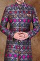 Multicoloured Silk Sherwani for Men (NMK-6759)