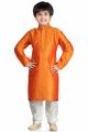 Mustard Art Dupion Kids Kurta Pajama (NKK-492)