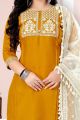 Mustard Cotton Slub Salwar Suit (NWS-6081)