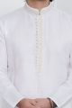 Off White Linen Cotton Kurta Pajama (NMK-7600)