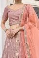 Old Rose Pink Silk Lehenga Choli (NWG-653)