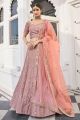 Old Rose Pink Silk Lehenga Choli (NWG-653)