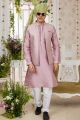 Onion Art Silk 3 piece Jacket Set (NMK-7970)