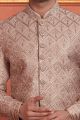 Onion Art Silk Sherwani for Men (NMK-7891)