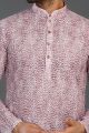 Onion Pink Cotton Kurta Pajama (NMK-8133)