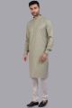 Pastel Green Art Silk Kurta Pajama (NMK-7508)