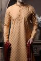 Peach Silk Casual Kurta Pajama (NMK-6087)