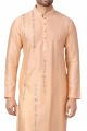 Peach Silk Kurta Pajama for Men (NMK-5998)