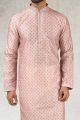 Pink Art Silk Kurta Pajama (NMK-5844)