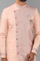 Pink Art Silk Mens Indo Western (NMK-5820)