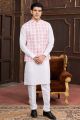 Pink Art Silk Nehru Jacket (NMK-7946)