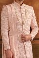 Pink Art Silk Sherwani (NMK-6385)