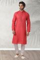 Pink Cotton Kurta Pajama (NMK-5757)