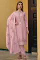 Pink Georgette Embroidered Salwar Suit (NWS-6936)