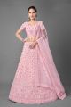 Pink Georgette Lehenga Choli (NWG-801)