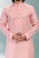 Pink Linen Cotton Kurta Pajama (NMK-6735)