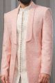 Pink Lucknowi Embroidered Mens Indo Western (NMK-5598)