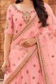 Pink Malai Satin Lehenga Choli (NWG-1075)