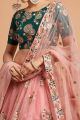 Pink Net Lehenga Choli (NWG-1072)