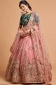 Pink Net Lehenga Choli (NWG-1072)