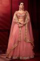 Pink Net Womens Lehenga Choli (NWG-1033)