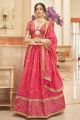 Pink Organza Lehenga Choli (NWG-1380)