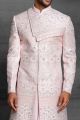 Pink Silk Grooms Sherwani (NMK-5433 )