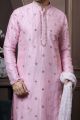 Pink Silk Kurta Pajama (NMK-6034)