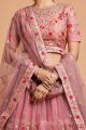 Pink Soft Net Lehenga Choli (NWG-1066)