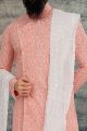 Pinkish Peach Cotton Silk Indo Western (NMK-6791)