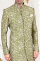 Pista Green Art Silk Sherwani (NMK-5272)