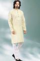 Pista Green Linen Cotton Kurta Pajama (NMK-6731)