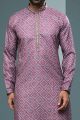 Purple Cotton Kurta Pajama (NMK-6213)