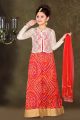 Red Art Silk Kids Lehenga Choli (NFG-059)