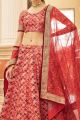 Red Art Silk Lehenga Choli (NWG-1385)