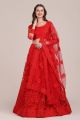 Red Net Lehenga Choli (NWG-1106)