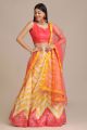 Rust Satin Silk Lehenga Choli (NWG-1207)