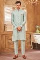 Sky Art Silk Nehru Jacket (NMK-8020)