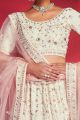 White Georgette Wedding Lehenga Choli (NWG-1348)