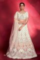 White Georgette Womens Lehenga Choli (NWG-1347)