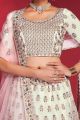 White Soft Silk Lehenga Choli (NWG-1346)