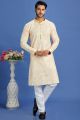 Yellow Cotton Kurta Pajama (NMK-7526)