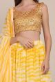 Yellow Georgette Lehenga Choli (NWG-1116)