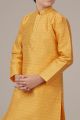 Yellow Jaquard Boys Kurta Pajama (NKK-706)