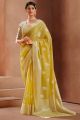 Yellow Modal Silk Saree (NWSA-5807)